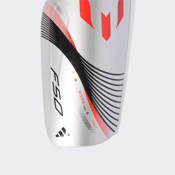 Silver Messi Club Shin Guards