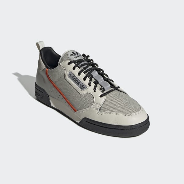 adidas continental 80 grey orange