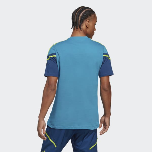 Turkusowy Juventus Condivo 22 Training T-Shirt VL038