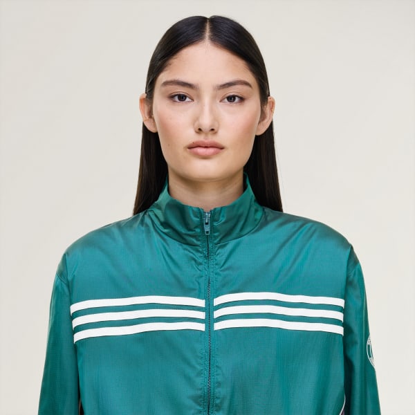 アディダス SPORTY & RICHウインドブレーカー - グリーン