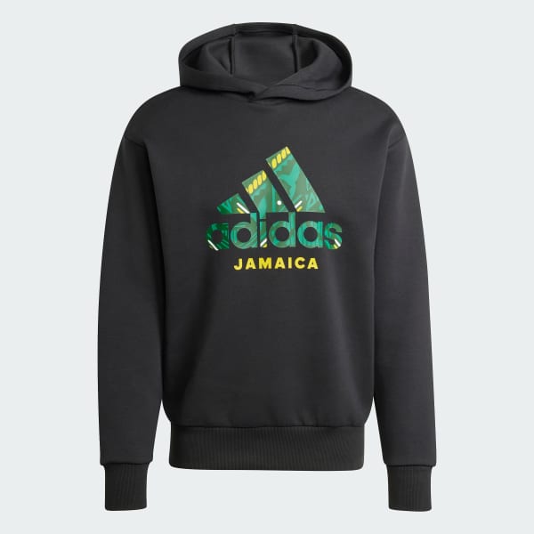Felpa con cappuccio Seasonal Doubleknit Jamaica Nero adidas adidas Italia