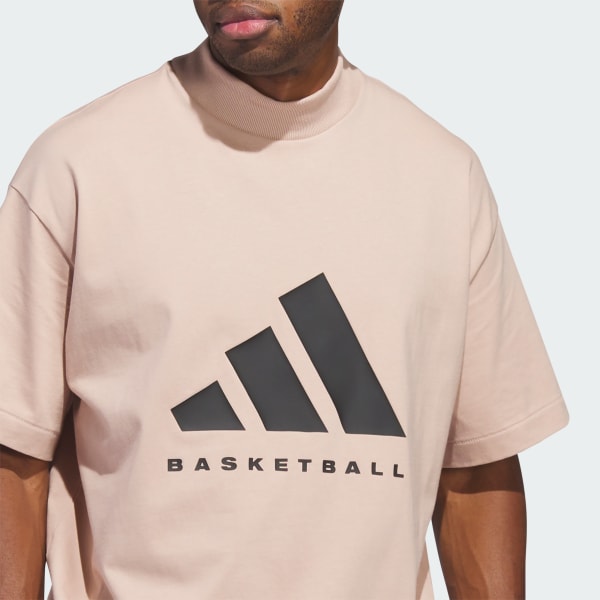 Beige | US | Unisex adidas - Tee adidas Basketball Basketball