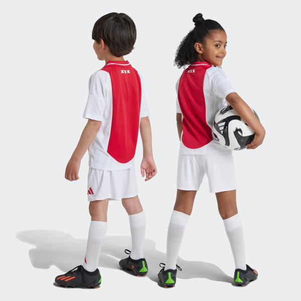 Branco Minikit Principal 24/25 do Ajax Amsterdam – Criança