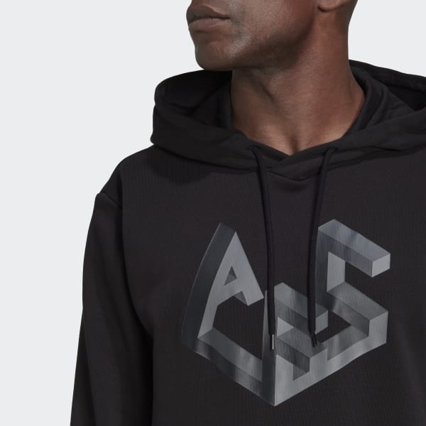 Preto Camisola com Capuz ADN do Arsenal DO923