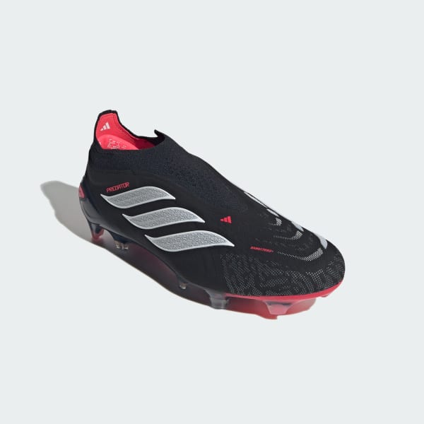 cierna Futbalové kopačky PREDATOR ELITE Laceless Firm Ground