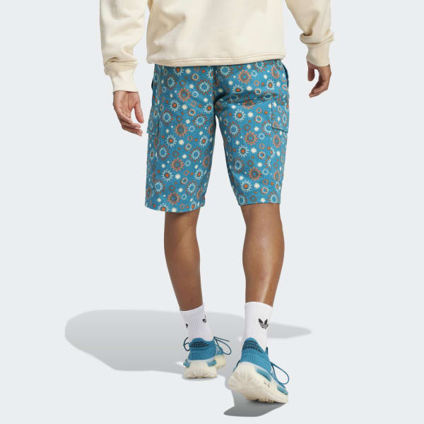 Multicolor adidas Adventure Nature Awakening Allover Print Shorts