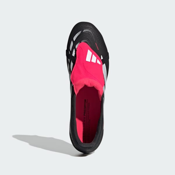 Svart PREDATOR LEAGUE Fold-Over Tongue Soft Ground Fotballsko