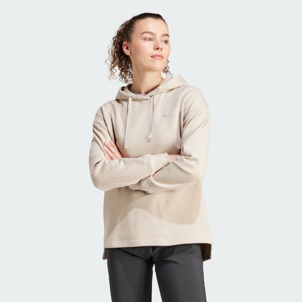 Beige Polera con Capucha Terrex