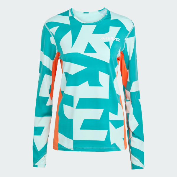 tyrkysová Tričko Multi Synthetic Base Layer Long Sleeve