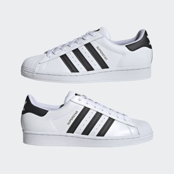 Men's Superstar Cloud White and Core Black Cloud White and Core Black Originals | adidas