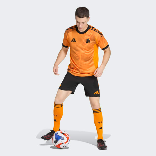 Pomarańczowy Oryginalna koszulka wyjazdowa AS Roma 25/26