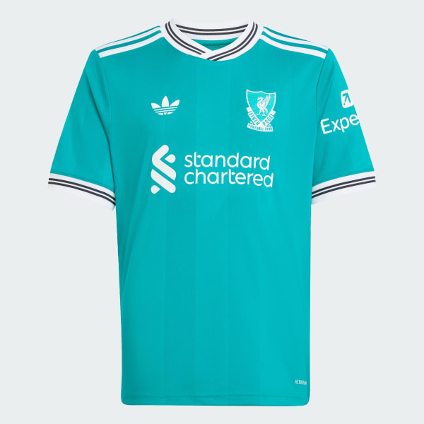 adidas Liverpool FC 25/26 Third Jersey Kids - Green | Free