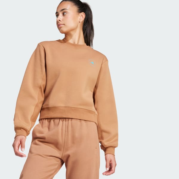 ブラウン adidas by Stella McCartney スポーツウェア スウェット