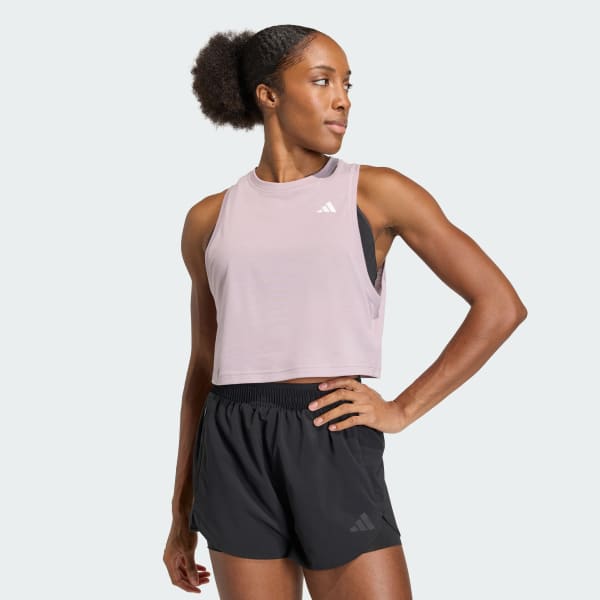 Violeta Musculosa para entrenar Essentials Boxy