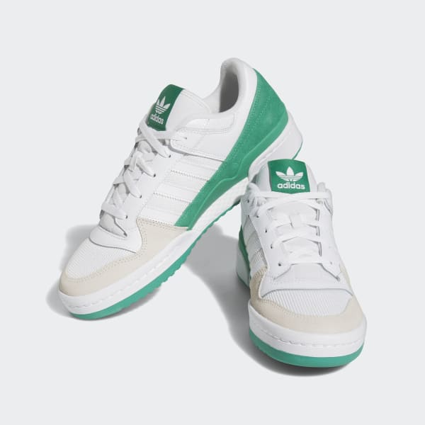White Forum Low Classic Shoes