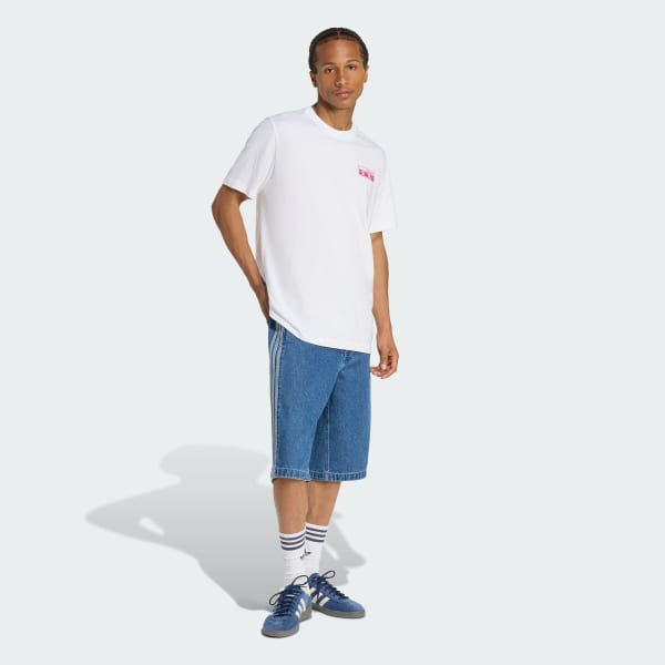 Branco T-SHIRT 80s PREM GFX NC