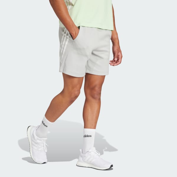 adidas Future Icons 3-Stripes Shorts - Grey | adidas UK