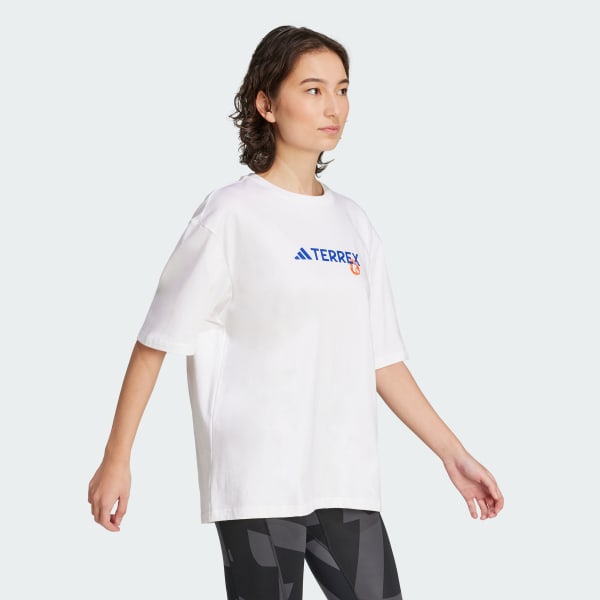 White Terrex Back Graphic Tee