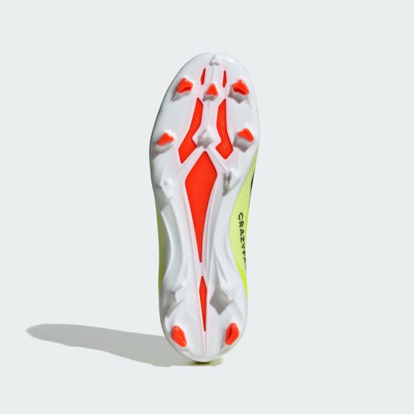 Amarillo Zapatos de fútbol X Crazyfast League Terreno Firme
