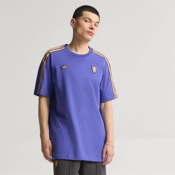 Purple Manchester United Terrace Icons Tee