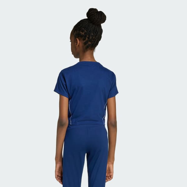 Azul Polo Essentials con estampado universitario para niños