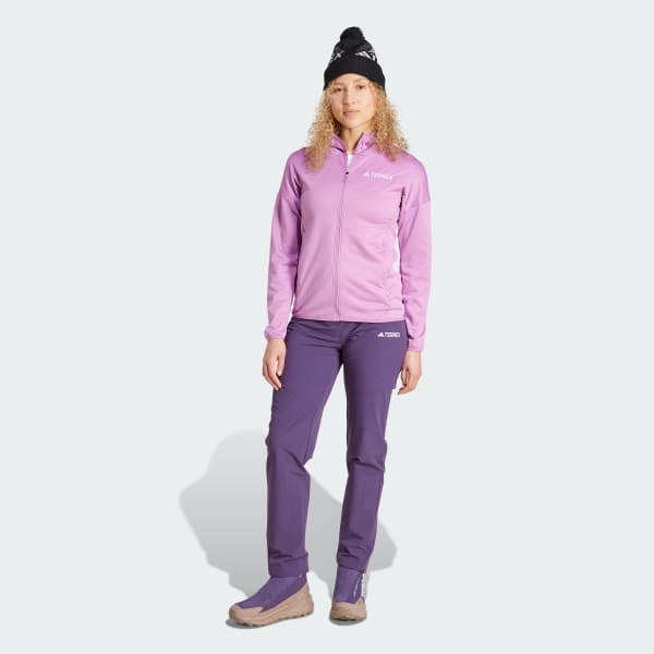 adidas Terrex Xperior Climawarm Light Fleece Hooded Jacket