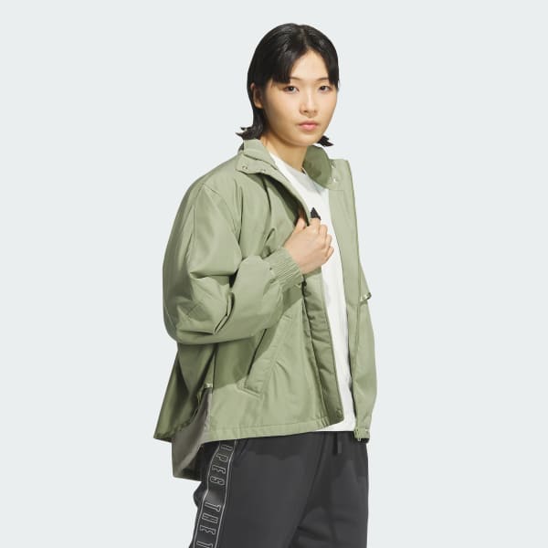 グリーン ワーディング ルーズフィット ウーブン ジャケット