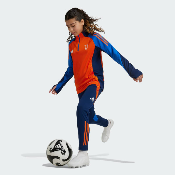 Blue Juventus Tiro 24 Competition Training Tracksuit Bottoms Kids