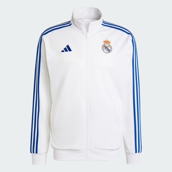 adidas Real Madrid DNA Track Top - White | Free Shipping