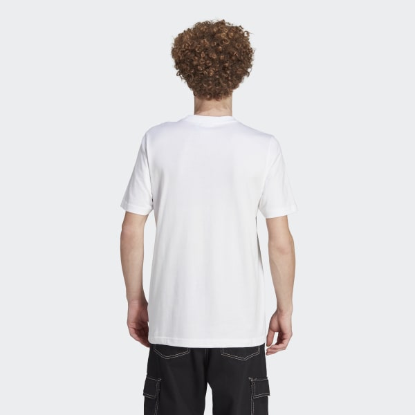 Shirts & Tops Adidas | 3D Trefoil T-Shirt Blanc Homme • AYDI