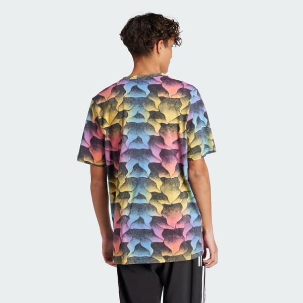 Naranja Playera Summer of Tiro Estampada