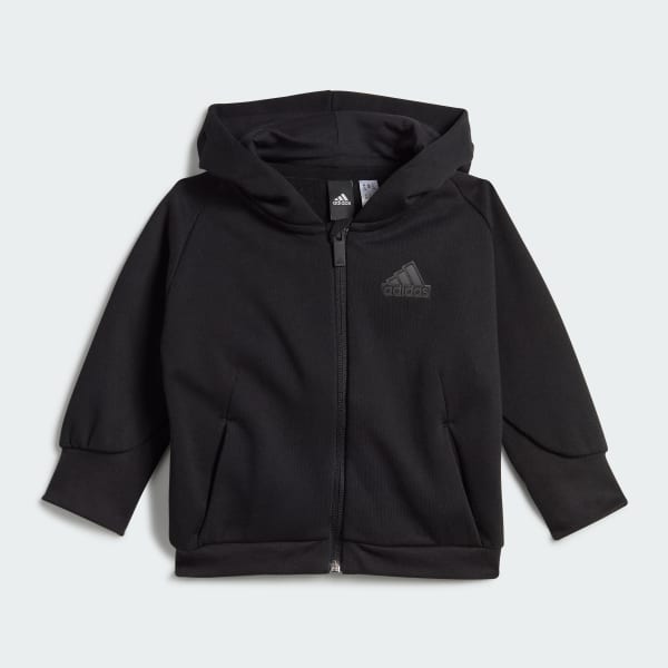 Black adidas Z.N.E. Hooded Suit Kids