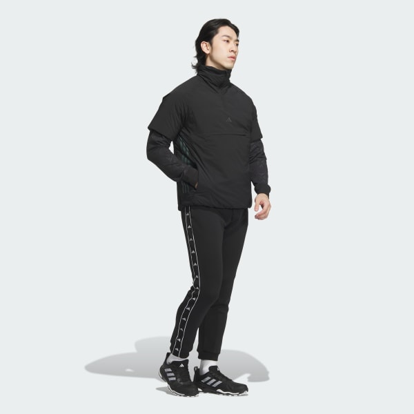 Black 다운 반팔 아노락