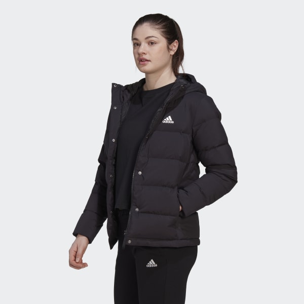 adidas Helionic Hooded Down Black | Hiking Women\'s | US - adidas Jacket