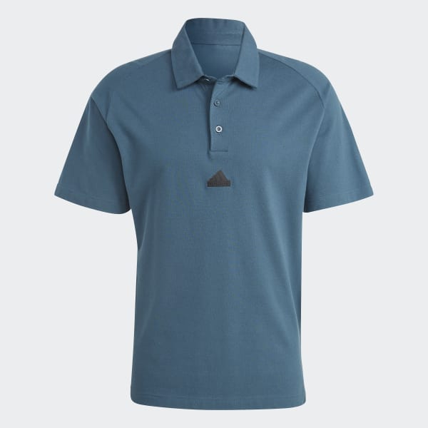 adidas Z.N.E. Premium Polo Shirt Turquoise adidas India