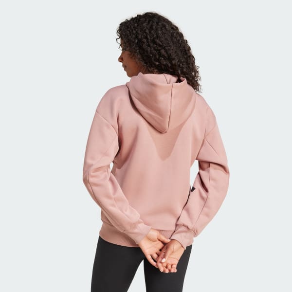 Pink Future Icons 3-Stripes Full-Zip Hoodie