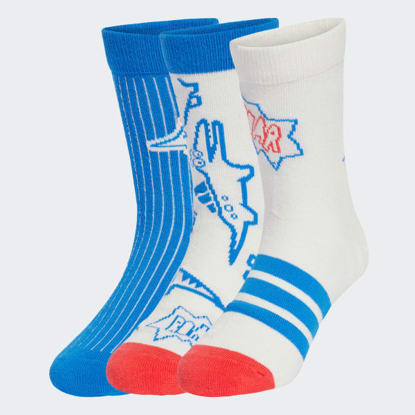 Azul Calcetines Adiraptor Kids 3 Pares