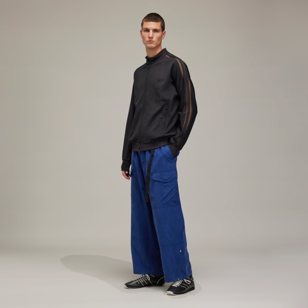 Blue Y-3 Washed Twill Pants