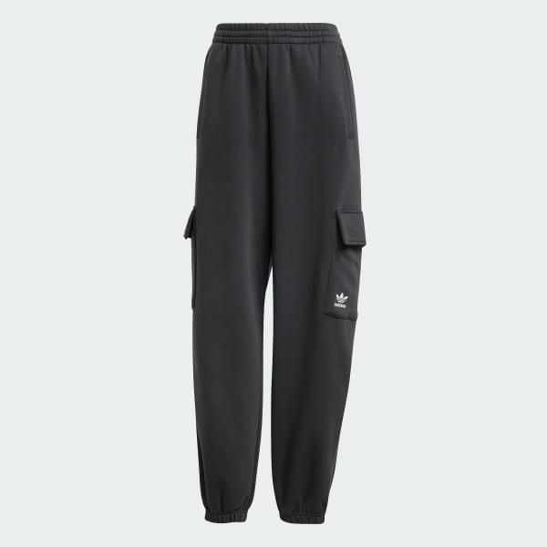 ■adidas■ Fleece Cargo Pants Black IY9689 adidas Essentials Fleece Cargo Pants - Black | adidas Malaysia