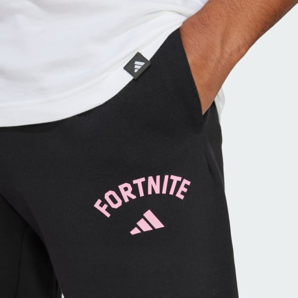 adidas x Fortnite Future Icons Small Logo Tracksuit Joggers Black adidas UK