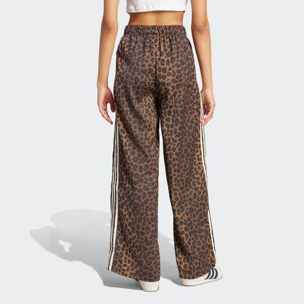Multicolor adidas Originals Wide Leg Satin Pants