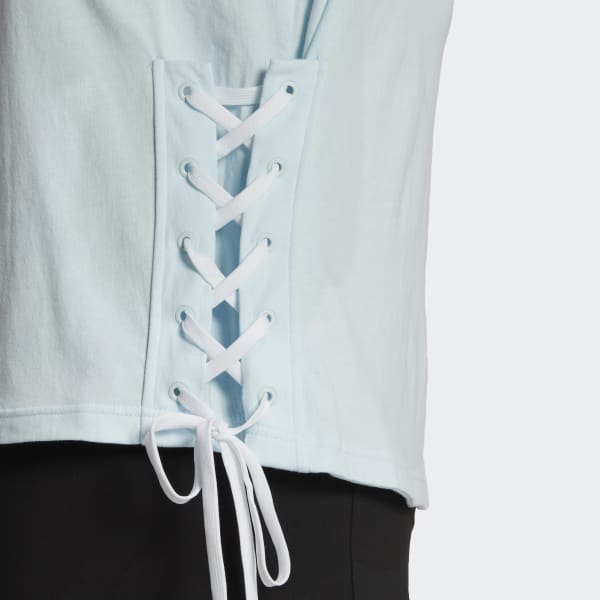 Blauw Always Original Laced T-shirt (Grote Maat) TQ309