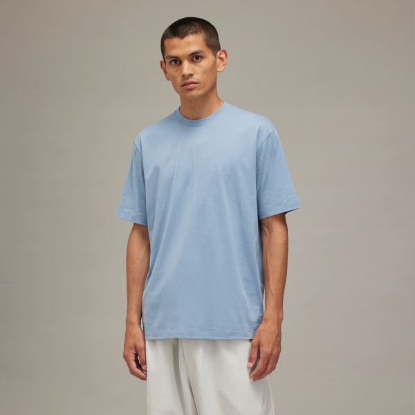 Blue Y-3 Regular Short Sleeve Tee