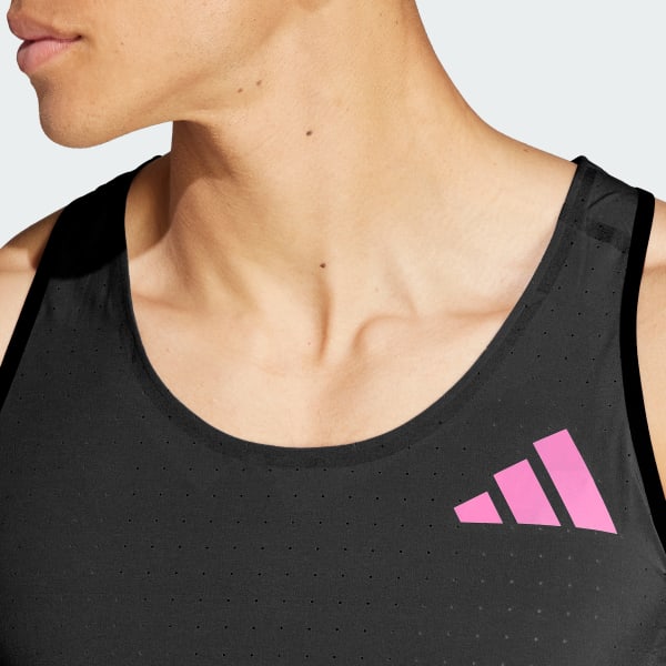 adidas Adizero Promo Running Singlet Black adidas India