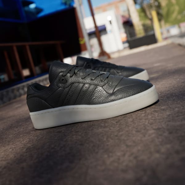 Adidas originals rivalry low sneakers in triple black sales