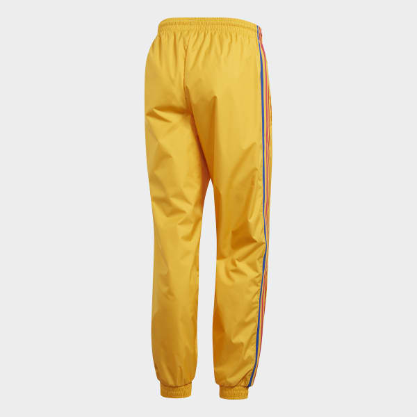 Yellow 3D Trefoil 3-Stripes Track Pants
