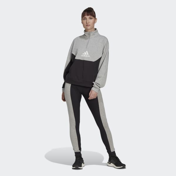 Zwart Trainingspak met Legging DI478
