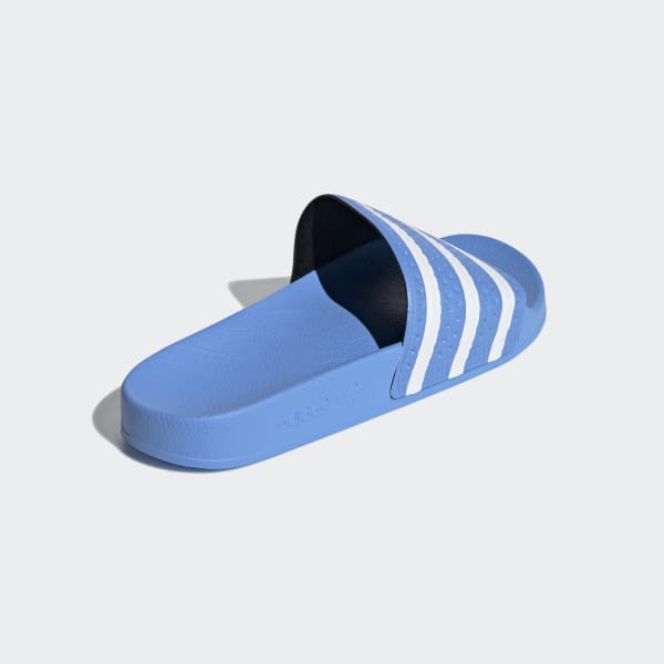 adilette slides blue