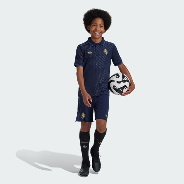Bleu Short Third Juventus 24/25 Enfants