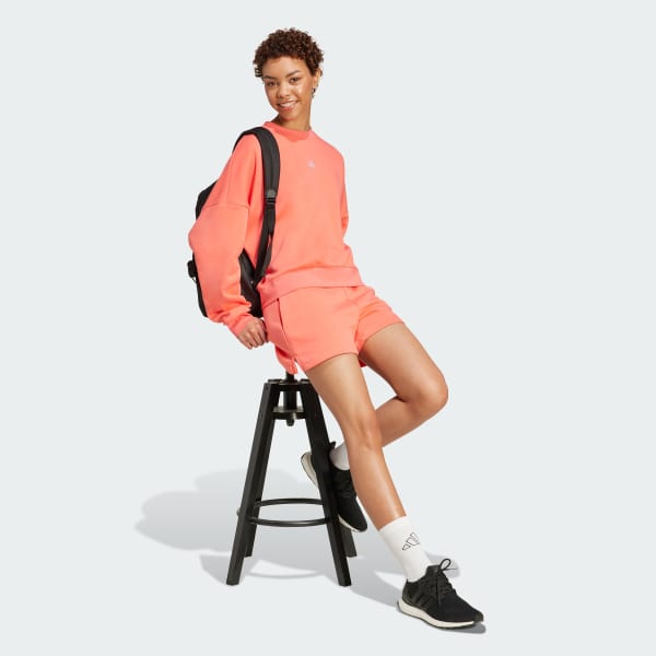 Rosa Pantalón corto Essentials Small Logo Feel Cozy